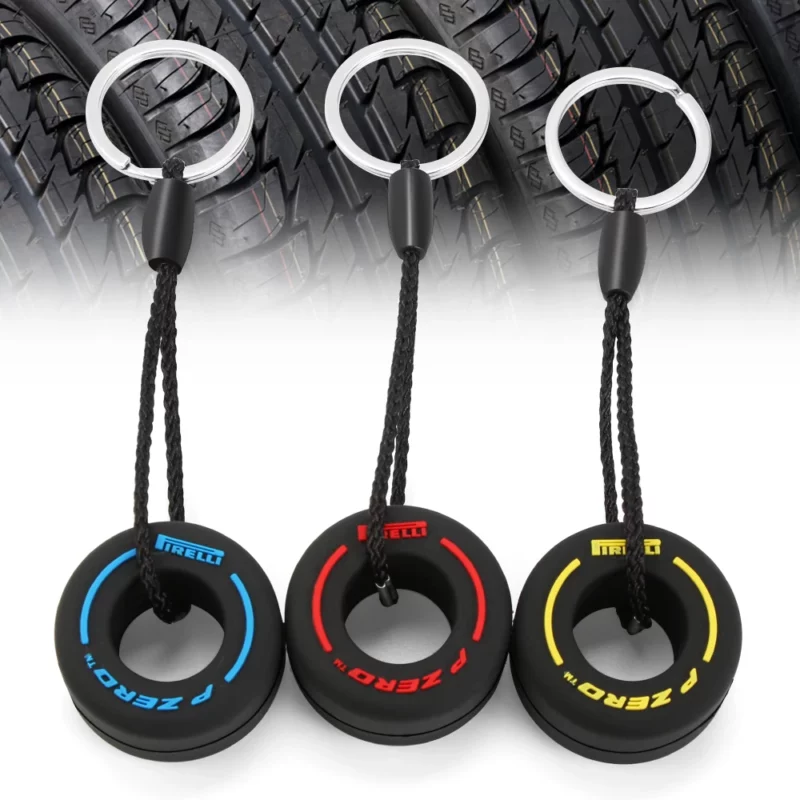 "Racer Slick Tyre Key Ring Pendant – The Perfect Gift for Car Enthusiasts" - Image 4