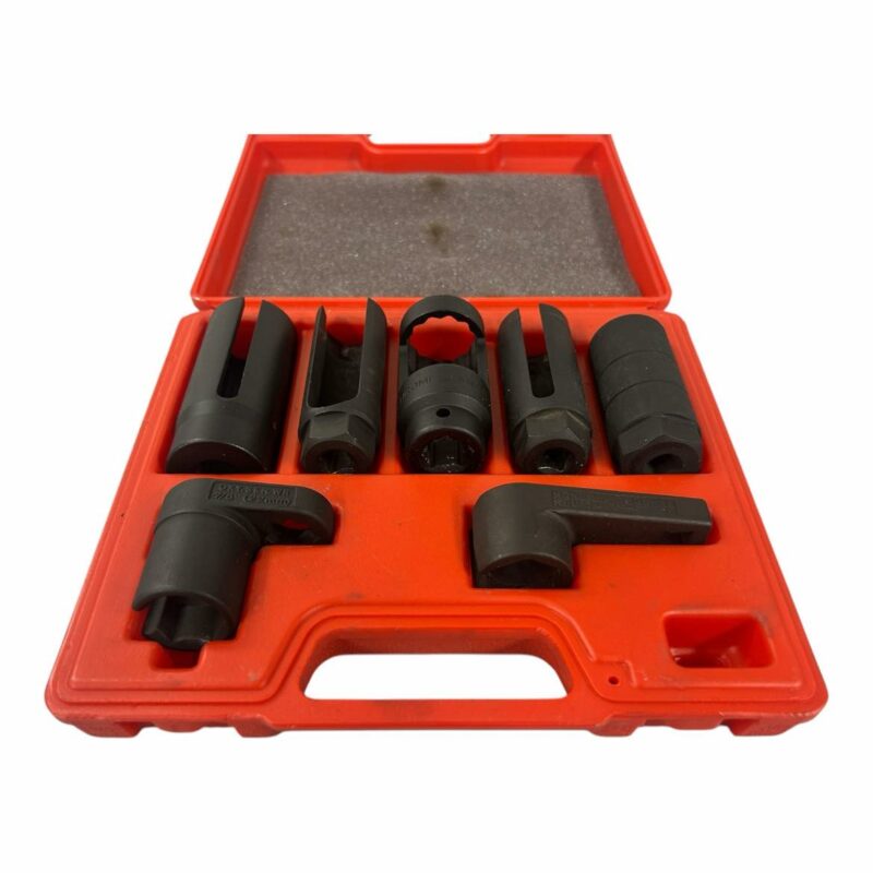 "High-Quality Oxygen Sensor & Toledeo 7-Pc Socket Set (1/2” & 3/8”) - Essential Tools for Every Mechanic"