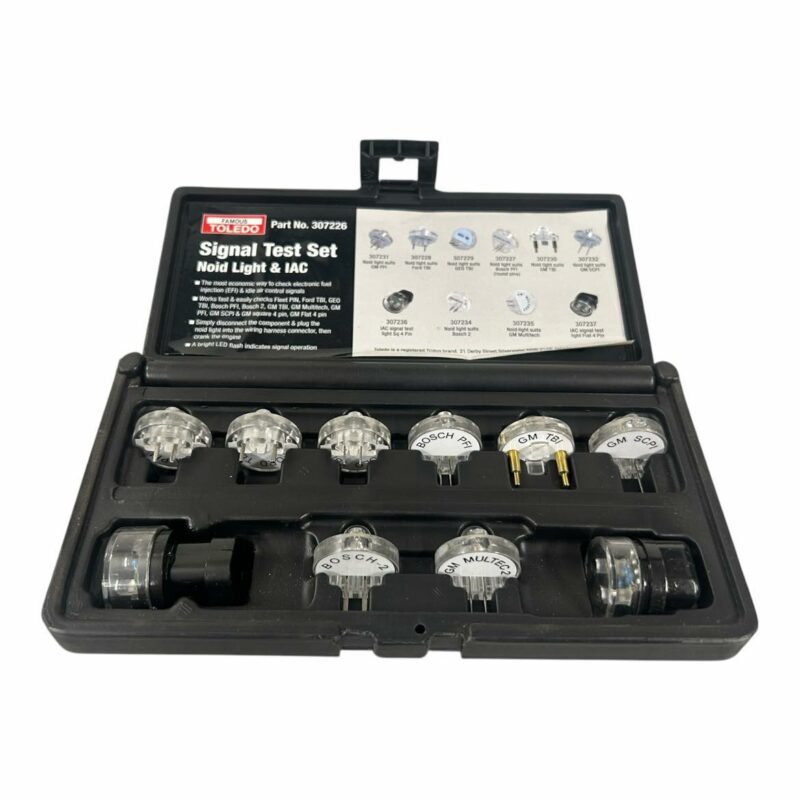 "Complete Noid Light & IAC Test Tool Set - Toledo 10-Piece Essentials for Accurate Diagnostics"