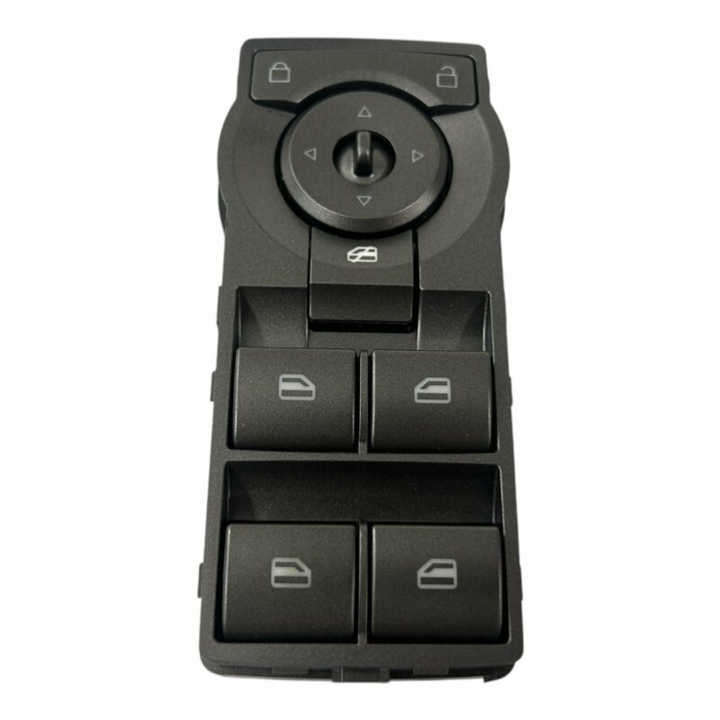 "Replacement Grey  Window Switch for Holden Commodore VE (2006-2013) - 4 Button Design with White Illumination"