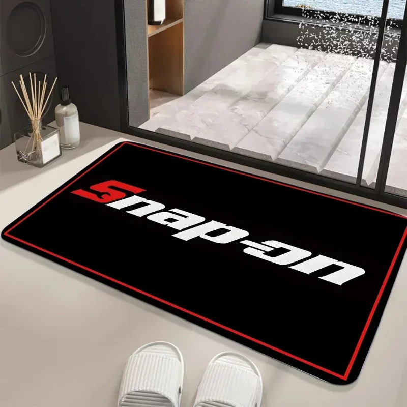 "SNAP ONS TOOLS Flannel Doormats - Graphic Printed Floor Mats for Bathroom, Kitchen, and Home Decor"