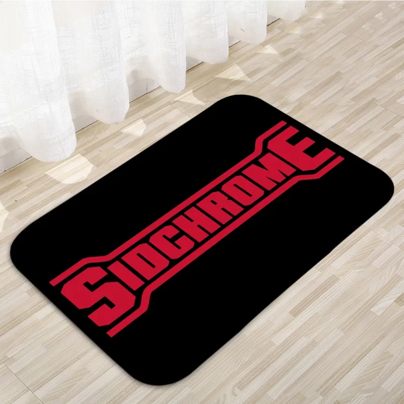 Sidchrome Logo Mats | Modern Anti-Slip Door & Bathroom Carpets - Stylish Home Décor