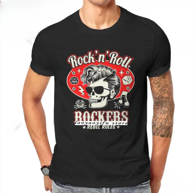 Trendy Rockabilly T-Shirts for Fans | Stray Cats Classic Style Casual Wear"